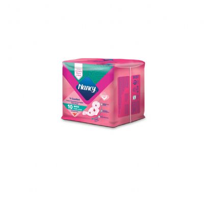 Nancy Airlaid Sanitary Napkin - Medium - 10 Pcs